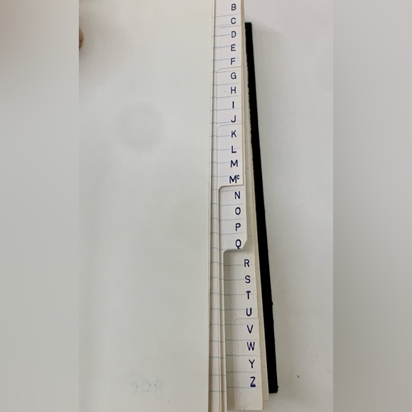 Mid Century Vtg Faux Leather Bound Hardcover D.E. Ledger Account Book - Picture 6 of 7